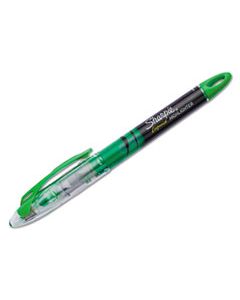 SAN1754468 LIQUID PEN STYLE HIGHLIGHTERS, CHISEL TIP, FLUORESCENT GREEN, DOZEN