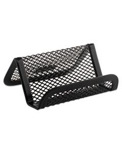 ROL22251ELD MESH BUSINESS CARD HOLDER, CAPACITY 50 2 1/4 X 4 CARDS, BLACK