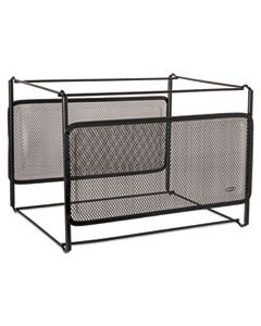 ROL22191 LETTER SIZE MESH FILE FRAME HOLDER, WIRE, 12 3/8 X 11 3/8 X 9 5/8, BLACK