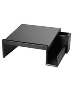 ROL62538 WOOD TONES PHONE CENTER DESK STAND, 12 1/8 X 10, BLACK