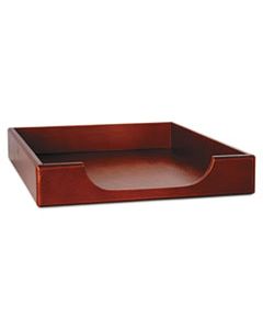 ROL23360 WOOD TONES DESK TRAY, 1 SECTION, LEGAL SIZE FILES, 8.5" X 14", MAHOGANY