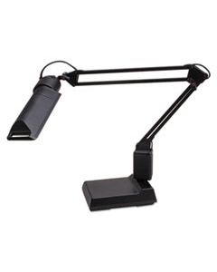 LEDL283MB 13W FLUORESCENT COMPUTER TASK LAMP, 2.25" CLAMP-ON OR DESK BASE, 30" ARM REACH, MATTE BLACK