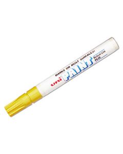 SAN63605 PERMANENT MARKER, MEDIUM BULLET TIP, YELLOW