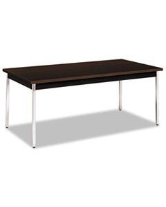 HONUTM3672MOPCH UTILITY TABLE, RECTANGULAR, 72W X 36D X 29H, MOCHA/BLACK