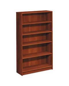 HON1875CO 1870 SERIES BOOKCASE, FIVE SHELF, 36W X 11 1/2D X 60 1/8H, COGNAC