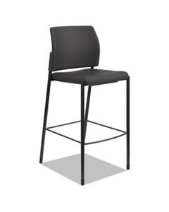 HONSCS2NECU10B ACCOMMODATE SERIES CAFE STOOL, SUPPORTS UP TO 300 LBS., BLACK SEAT/BLACK BACK, BLACK BASE