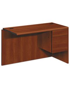 HON10715RCO 10700 "L" WORKSTATION RETURN, RIGHT 3/4 PEDESTAL, 48W X 24D X 29 1/2H, COGNAC