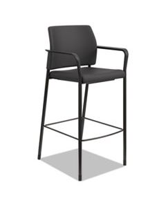HONSCS2FECU10B ACCOMMODATE SERIES CAFE STOOL, SUPPORTS UP TO 300 LBS., BLACK SEAT/BLACK BACK, BLACK BASE