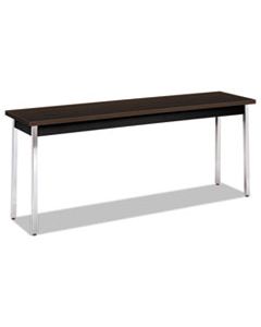 HONUTM1872MOPCH UTILITY TABLE, RECTANGULAR, 72W X 18D X 29H, MOCHA/BLACK