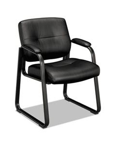 BSXVL693SB11 VL690 SERIES GUEST CHAIR, 24.75" X 26" X 33.5", BLACK SEAT/BLACK BACK, BLACK BASE