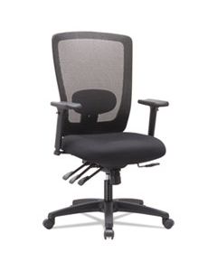 ALENV41M14 ALERA ENVY SERIES MESH HIGH-BACK MULTIFUNCTION CHAIR, SUPPORTS UP TO 250 LBS., BLACK SEAT/BLACK BACK, BLACK BASE