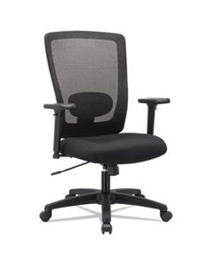 ALENV41B14 ALERA ENVY SERIES MESH HIGH-BACK SWIVEL/TILT CHAIR, SUPPORTS UP TO 250 LBS., BLACK SEAT/BLACK BACK, BLACK BASE