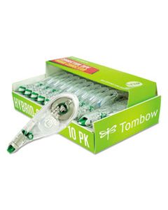 TOM68721 MONO HYBRID STYLE CORRECTION TAPE, 1/6" X 394", NON-REFILLABLE, 10/PACK