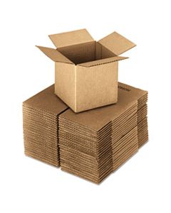 UFS242424 CUBED FIXED-DEPTH SHIPPING BOXES, REGULAR SLOTTED CONTAINER (RSC), 24" X 24" X 24", BROWN KRAFT, 10/BUNDLE