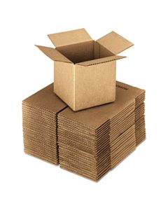UFS181818 CUBED FIXED-DEPTH SHIPPING BOXES, REGULAR SLOTTED CONTAINER (RSC), 18" X 18" X 18", BROWN KRAFT, 20/BUNDLE