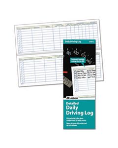 ABFAFR15 DETAILED DAILY DRIVING LOG, 3 1/4 X 9, 45 PAGES