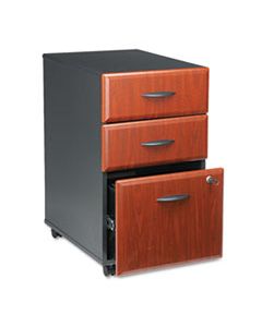 BSHWC94453SU MOBILE BOX/BOX/FILE PEDESTAL (ASSEMBLED) SERIES A, HANSEN CHERRY/GALAXY