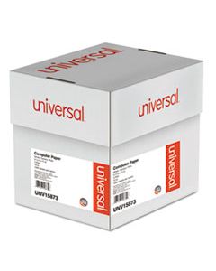 UNV15873 PRINTOUT PAPER, 3-PART, 15LB, 9.5 X 11, WHITE/CANARY/PINK, 1, 200/CARTON