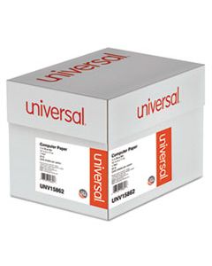 UNV15862 PRINTOUT PAPER, 1-PART, 20LB, 14.88 X 11, WHITE/BLUE BAR, 2, 400/CARTON