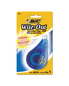 BICWOTAPP11 WITE-OUT EZ CORRECT CORRECTION TAPE, NON-REFILLABLE, 1/6" X 472"