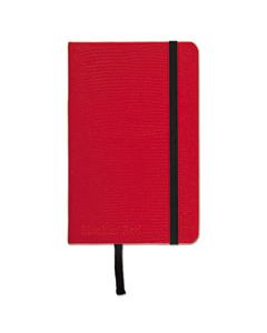 JDK400065004 RED CASEBOUND HARDCOVER NOTEBOOK, WIDE/LEGAL RULE, RED COVER, 5.5 X 3.5, 71 SHEETS