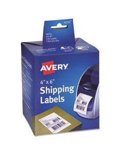 AVE4156 THERMAL PRINTER LABELS, THERMAL PRINTERS, 4 X 6, WHITE, 220/ROLL