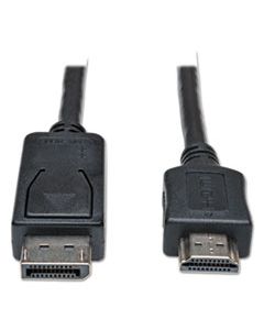 TRPP582006 DISPLAYPORT TO HDMI CABLE ADAPTER (M/M), 6 FT., BLACK
