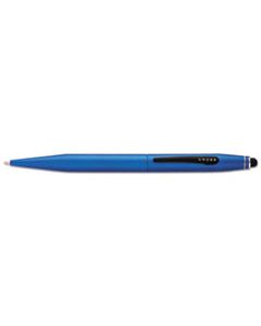 CROAT06526 TECH 2 RETRACTABLE BALLPOINT PEN/STYLUS GIFT BOX, 0.7MM, BLACK INK, BLUE BARREL