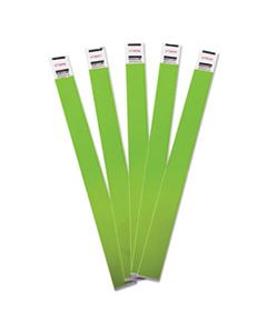 AVT75511 CROWD MANAGEMENT WRISTBANDS, SEQUENTIALLY NUMBERED, 9 3/4 X 3/4, GREEN, 500/PACK