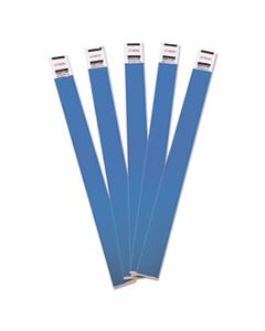 AVT75442 CROWD MANAGEMENT WRISTBANDS, SEQUENTIALLY NUMBERED, 10 X 3/4, BLUE, 100/PACK