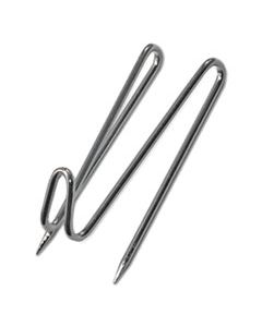 AVT75370 PANEL WALL WIRE HOOKS, SILVER, 25 HOOKS/PACK