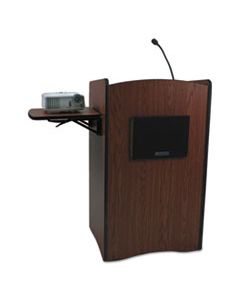 APLSS3230MH MULTIMEDIA SMART COMPUTER LECTERN, 25.5W X 20.25D X 43.5H, MAHOGANY