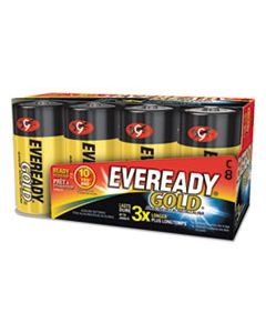 EVEA938 GOLD C BATTERIES, 1.5V, 8/PACK