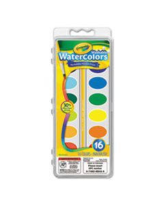 CYO530555 WASHABLE WATERCOLOR PAINT, 16 ASSORTED COLORS