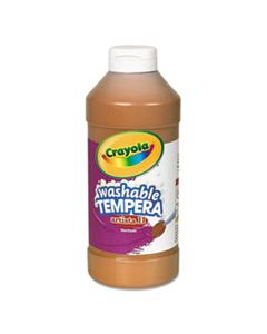 CYO543115007 ARTISTA II WASHABLE TEMPERA PAINT, BROWN, 16 OZ