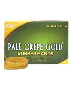 ALL20325 PALE CREPE GOLD RUBBER BANDS, SIZE 32, 0.04" GAUGE, CREPE, 1 LB BOX, 1,100/BOX