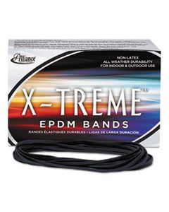 ALL02004 X-TREME RUBBER BANDS, SIZE 117B, 0.08" GAUGE, BLACK, 1 LB BOX, 200/BOX