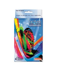 ALL07706 BRITES PIC-PAC RUBBER BANDS, SIZE 54 (ASSORTED), 0.04" GAUGE, ASSORTED COLORS, 1.5 OZ BOX