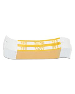 CTX401000 CURRENCY STRAPS, YELLOW, $1,000 IN $10 BILLS, 1000 BANDS/PACK