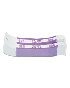 CTX402000 CURRENCY STRAPS, VIOLET, $2,000 IN $20 BILLS, 1000 BANDS/PACK