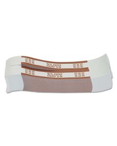 CTX405000 CURRENCY STRAPS, BROWN, $5,000 IN $50 BILLS, 1000 BANDS/PACK
