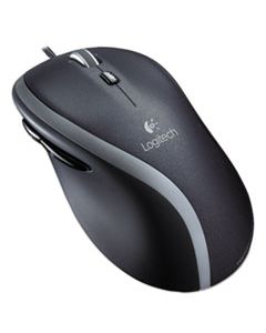 LOG910001204 M500 CORDED MOUSE, USB 2.0, RIGHT HAND USE, BLACK/SILVER
