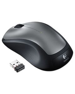 LOG910001675 M310 WIRELESS MOUSE, 2.4 GHZ FREQUENCY/30 FT WIRELESS RANGE, LEFT/RIGHT HAND USE, SILVER/BLACK