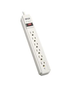 TRPTLP606 PROTECT IT! SURGE PROTECTOR, 6 OUTLETS, 6 FT. CORD, 790 JOULES, LIGHT GRAY
