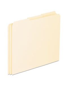 PFXEN203 TOP TAB FILE GUIDES, BLANK, 1/3 TAB, 18 POINT MANILA, LETTER, 100/BOX