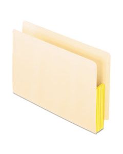 PFX22823 MANILA DROP FRONT SHELF FILE POCKETS, 5.25" EXPANSION, 10 SECTIONS, LEGAL SIZE, MANILA, 10/BOX