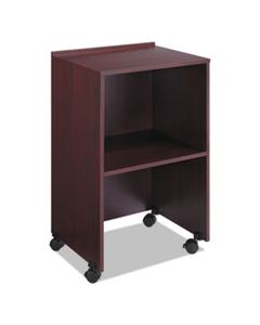 SAF8917MH LECTERN BASE/MEDIA CART, 21.25W X 17.5D X 33.75H, MAHOGANY