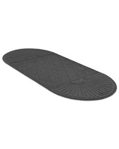 MLLEGDDF040804 ECOGUARD DIAMOND FLOOR MAT, DOUBLE FAN, 48 X 96, CHARCOAL