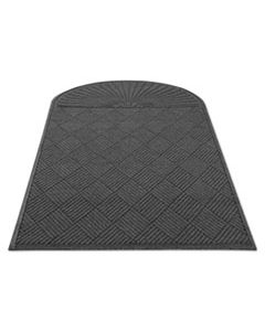 MLLEGDSF040804 ECOGUARD DIAMOND FLOOR MAT, SINGLE FAN, 48 X 96, CHARCOAL