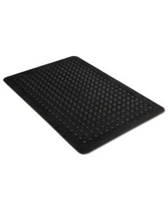 MLL24030500 FLEX STEP RUBBER ANTI-FATIGUE MAT, POLYPROPYLENE, 36 X 60, BLACK